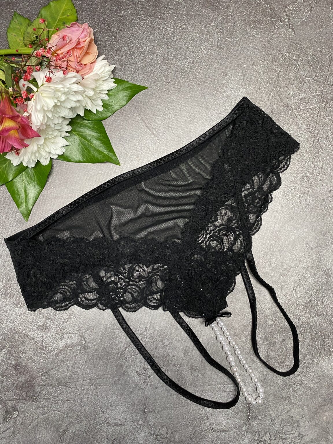 black-lace-crotchless-panties-with-pearls-handmade-miss-impreza
